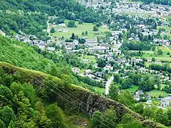 A general view of Montauban-de-Luchon