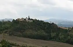 View of Montecalvo in Foglia