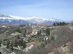 A general view of Monteynard
