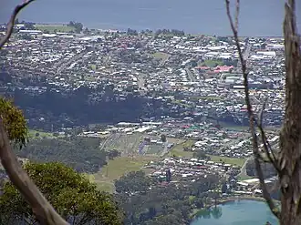 Montrose viewed from Lost World Track, 2012
