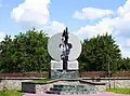 Monument dedicated to victims of years 1932–1933 famine in Vyshhorod, Ukraine. The authors are Boris Krylov and Oles Sydoruk