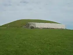 Side view looking east