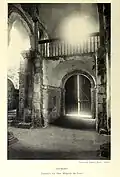Interior view of vestibule with gallery