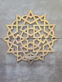 A Moorish detail on the Adamson House garage doors