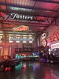 Neon signs are a major part of the museum's collection