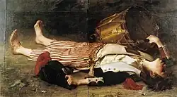 The Death of Bara (Charles Moreau-Vauthier, 1850)
