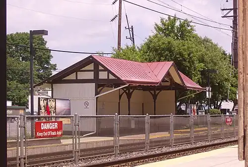Morton station in May 2010