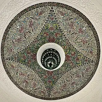 Mosaic tiles of Indian Water Fountain
