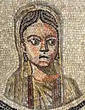 4th century donor portrait mosaic