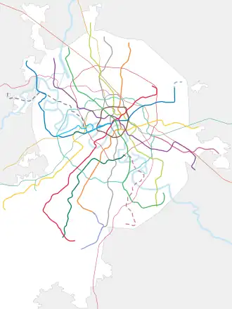 Slavyansky Bulvar is located in Moscow Metro