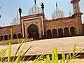 The mosque courtyard