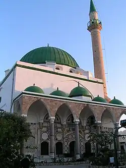 Entrance to el-Jazzar Mosque