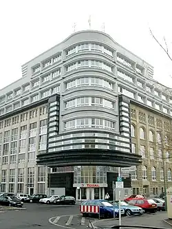 The "Rudolf Mosse Publishing House" altered by Erich Mendelsohn in 1923. Jerusalemer St., Berlin