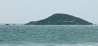 Taieri Island / Moturata, offshore from the mouth of the Taieri River