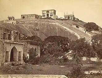 Moula Ali hill in 1875