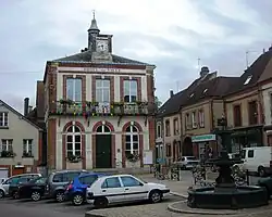 The town hall in Moulins-la-Marche
