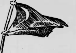 Illustration of the flag from 1910