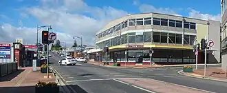 Mount Street at the intersection with Pine Avenue
