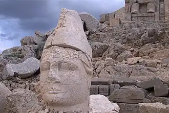 Head of Antiochus I Theos (r. 70 - 30 BC), ruler of the Commagene kingdom, Mount Nemrut, Turkey.