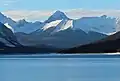 Mount Smuts seen from Spray Lake