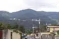 Southern slopes of the Northern Range showing the Benedictine abbey of Mount Saint Benedict