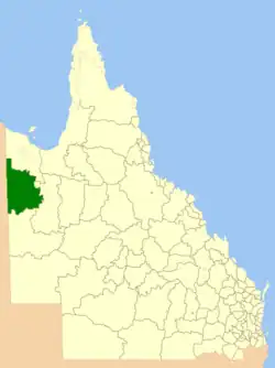Location within Queensland