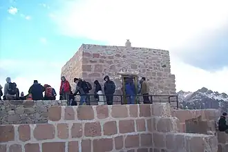 The mosque at the summit