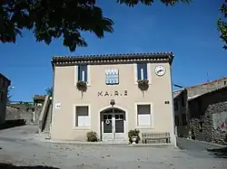 The town hall in Mouthoumet