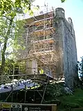 The castle under repairs in 2006