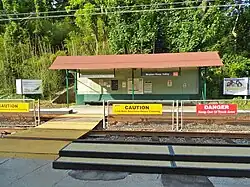 Westbound (outbound) shelter