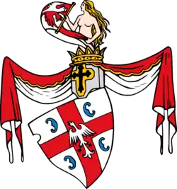 Attributed Coat of arms of Mrnjavčević family presented in the Korjenić-Neorić Armorial (1595)