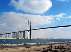 Western side of the bridge