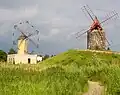 Left: Corn mill from Mallorca, right: mill from Provence