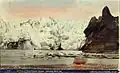Another La Roche photo of the glacier, this one showing "black ice"