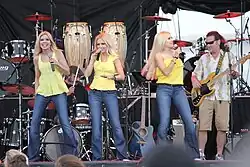 Mulberry Lane performing at Loessfest in Council Bluffs, Iowa in 2013.