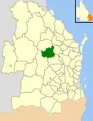 Location within Queensland