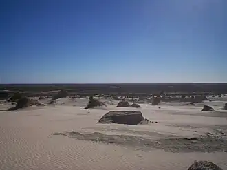 Mungo National Park, looking south towards Arumpo and Mildura