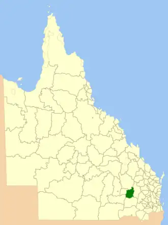Location within Queensland