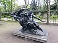 Rodin, Monument to Victor Hugo, at the Palais Royale, Paris, including Rodin's sculptures of Victor Hugo and his Tragic Muse