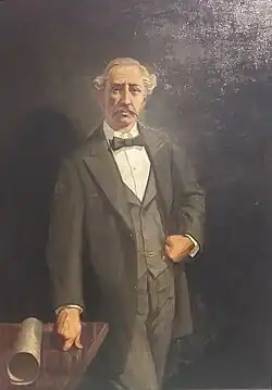 Portrait of Juan Pablo Duarte during the Restoration War.