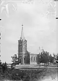 The church 3 years after construction, 1892.