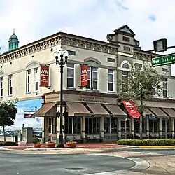 The Miller-Fish Building on US 17/92 and FL 44, now part of the "Museum of Florida Art."