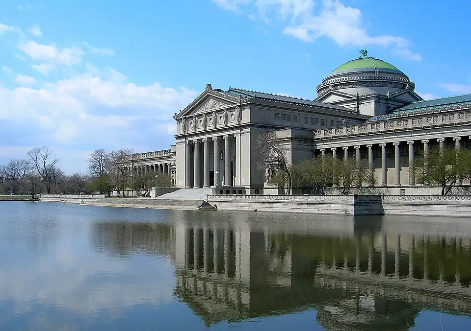Image 4The Museum of Science and Industry in Chicago. The building was designed by Charles B. Atwood for D. H. Burnham & Company to house exhibits for the 1893 World's Columbian Exposition. Image credit: zooey (photographer), Jasenlee~commonswiki (upload) (from Portal:Illinois/Selected picture)