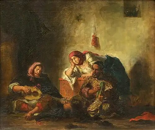 Jewish Musicians in Mogador by Eugène Delacroix