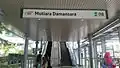 Entrance A to the Mutiara Damansara station