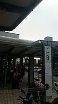 The signage of Entrance B at Mutiara Damansara MRT station
