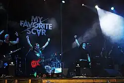 My Favorite Scar performing at Krock u maibutne festival, Kherson in August 2012.