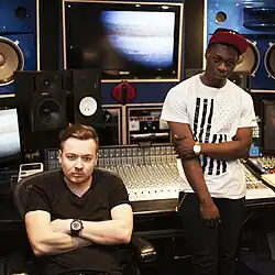 Mysto & Pizzi in their studio in 2013