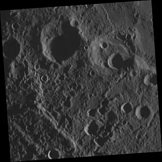 Another image at low sun angle, with facula near bottom center