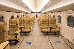 Reserved seating with wheelchair space